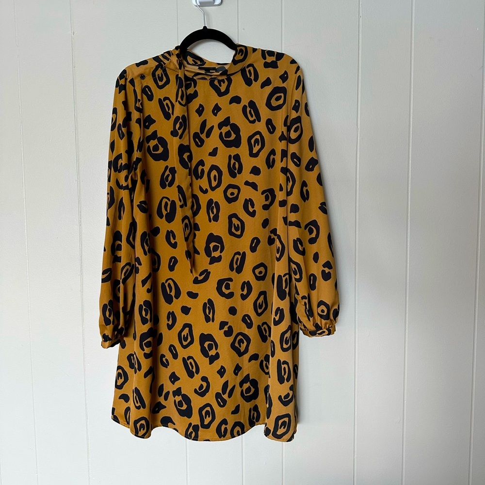 Who What Wear Leopard Print Dress